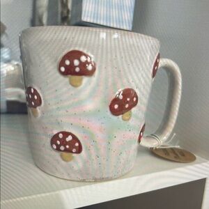 Mushroom Patterned Ceramic Mug
